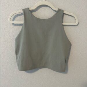 Gently used Athleta crop bra, green, size M.